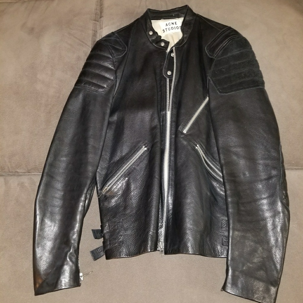 ACNE STUDIOS OLIVER LEATHER JACKET